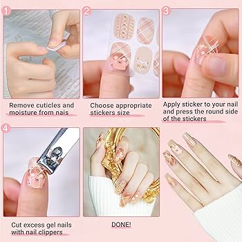 ANGALAXY ジェルネイルシール UVライト要らず 手用 ネイル パール Amazon.co.jp: ANGALAXY ジェルネイルシール UVライト要らず 手